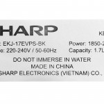 Bình đun siêu tốc Sharp 1.7 lít EKJ-17EVPS-BK