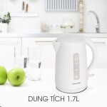 Ấm siêu tốc 1.7 Lít Sharp EKJ-17VPS-WH 1800W