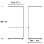 Tủ lạnh Sharp SJ-BW30DV-SL - 290 Lít (Bạc)