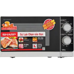 Lò vi sóng cơ có nướng Sharp 20 lít R-G222VN-S