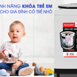 Máy giặt Sharp 8Kg ES-W80GV-H