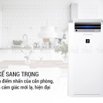 MÁY LỌC KHÔNG KHÍ VÀ TẠO ẨM SHARP KC-G50EV-W cho phòng 38m2