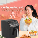 Nồi chiên không dầu Sharp KF-AF55EV-BK 5.2 lít