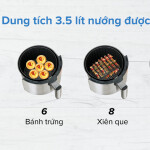 Nồi chiên không dầu Sharp KF-AF42MV-ST 3.5 lít