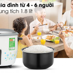 Nồi cơm nắp rời Sharp KSH-218SNV-SF 1.8 lít