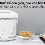 Nồi cơm nắp gài Sharp KS-223TJV-CR 2.2 lít