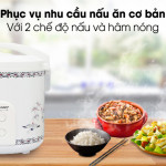 Nồi cơm nắp gài Sharp KS-223TJV-CR 2.2 lít