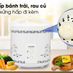 Nồi cơm nắp gài Sharp KS-223TJV-CR 2.2 lít