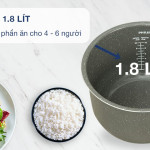 Nồi cơm điện tử Philips 1.8 lít HD4515/55