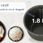 Nồi cơm điện tử Philips 1.8 lít HD4518/62