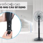 Quạt đứng Sharp PJ-S40RV-DG (Màu đen)