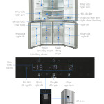 Tủ lạnh 4 cửa Whirlpool Inverter 592 Lít WFQ590WSSV