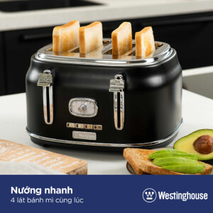 Máy Nướng Bánh Mỳ 4 Lát Westinghouse WKTTB809 1750W - Hàng chính hãng