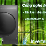 Máy giặt sấy Whirlpool SaniCare Inverter giặt 9.5 kg - sấy 7 kg WWEB95702FG